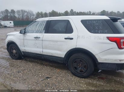 Lot #3051091931 2018 FORD POLICE INTERCEPTOR UTILITY