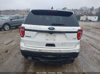 Lot #3051091931 2018 FORD POLICE INTERCEPTOR UTILITY