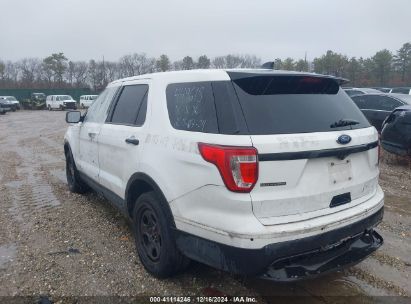 Lot #3051091931 2018 FORD POLICE INTERCEPTOR UTILITY