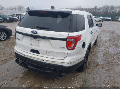 Lot #3051091931 2018 FORD POLICE INTERCEPTOR UTILITY