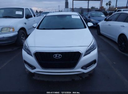 Lot #3053067899 2017 HYUNDAI SONATA HYBRID SE