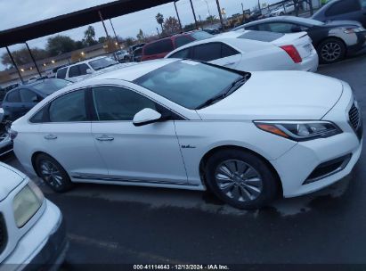 Lot #3053067899 2017 HYUNDAI SONATA HYBRID SE