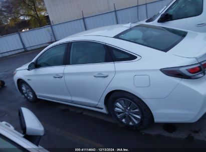 Lot #3053067899 2017 HYUNDAI SONATA HYBRID SE