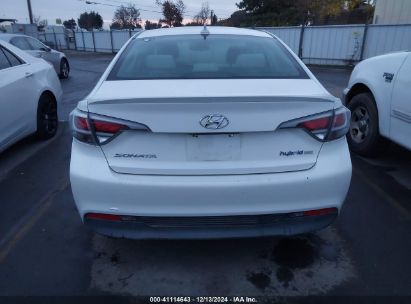 Lot #3053067899 2017 HYUNDAI SONATA HYBRID SE