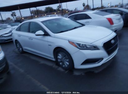 Lot #3053067899 2017 HYUNDAI SONATA HYBRID SE