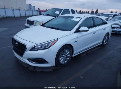 Lot #3053067899 2017 HYUNDAI SONATA HYBRID SE