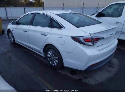 Lot #3053067899 2017 HYUNDAI SONATA HYBRID SE