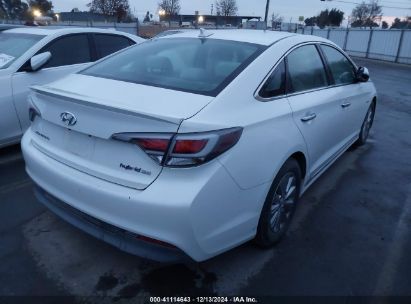 Lot #3053067899 2017 HYUNDAI SONATA HYBRID SE