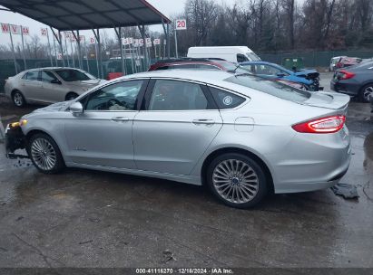 Lot #3050077011 2014 FORD FUSION HYBRID TITANIUM