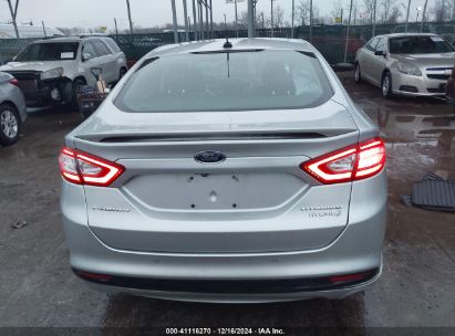 Lot #3050077011 2014 FORD FUSION HYBRID TITANIUM