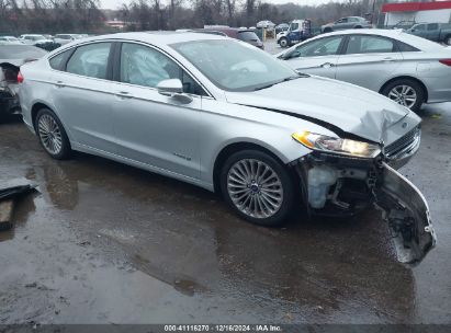 Lot #3050077011 2014 FORD FUSION HYBRID TITANIUM