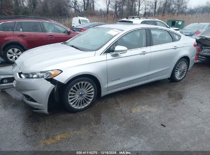 Lot #3050077011 2014 FORD FUSION HYBRID TITANIUM