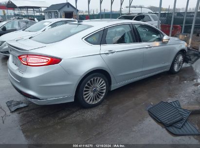 Lot #3050077011 2014 FORD FUSION HYBRID TITANIUM