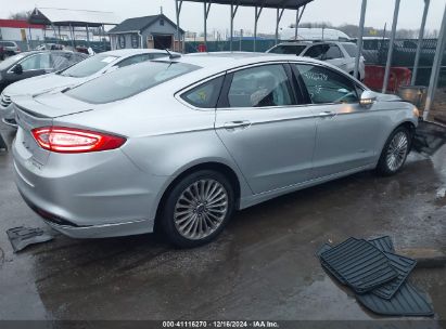 Lot #3050077011 2014 FORD FUSION HYBRID TITANIUM