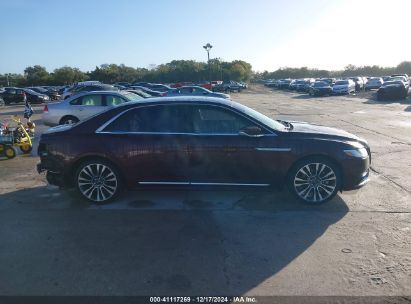 Lot #3056065734 2017 LINCOLN CONTINENTAL SELECT