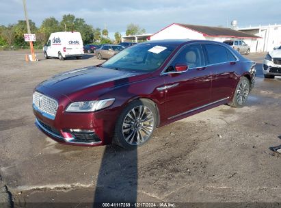 Lot #3056065734 2017 LINCOLN CONTINENTAL SELECT