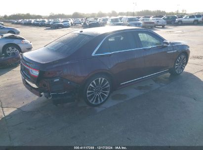 Lot #3056065734 2017 LINCOLN CONTINENTAL SELECT