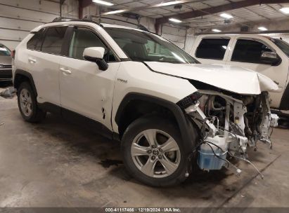 Lot #3048458844 2021 TOYOTA RAV4 HYBRID XLE