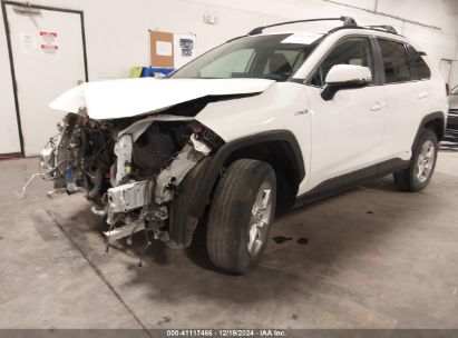 Lot #3048458844 2021 TOYOTA RAV4 HYBRID XLE