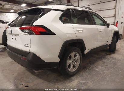 Lot #3048458844 2021 TOYOTA RAV4 HYBRID XLE