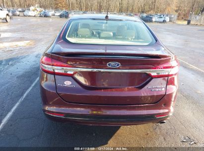 Lot #3034048871 2018 FORD FUSION HYBRID PLATINUM