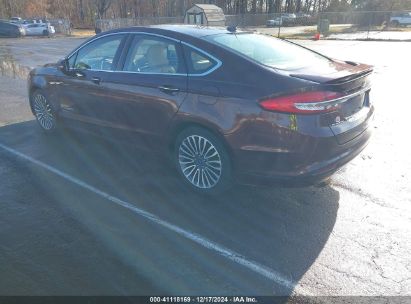 Lot #3034048871 2018 FORD FUSION HYBRID PLATINUM