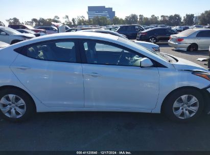 Lot #3036722026 2016 HYUNDAI ELANTRA SE