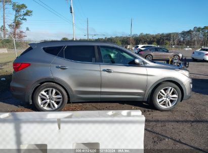 Lot #3052070874 2016 HYUNDAI SANTA FE SPORT 2.0L TURBO