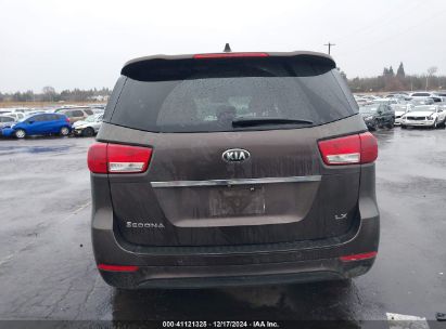 Lot #3051073477 2017 KIA SEDONA LX