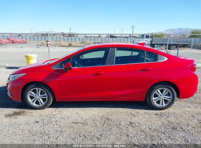 Lot #3035091296 2017 CHEVROLET CRUZE LT AUTO