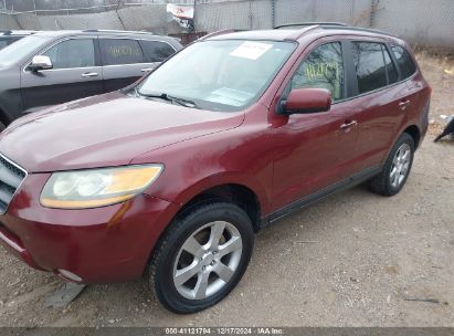 Lot #3035079533 2009 HYUNDAI SANTA FE SE