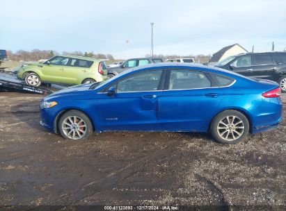 Lot #3056469461 2017 FORD FUSION HYBRID S