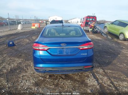 Lot #3056469461 2017 FORD FUSION HYBRID S