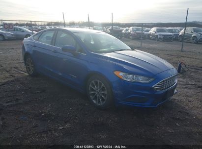 Lot #3056469461 2017 FORD FUSION HYBRID S