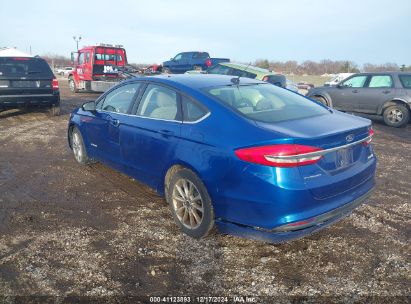 Lot #3056469461 2017 FORD FUSION HYBRID S