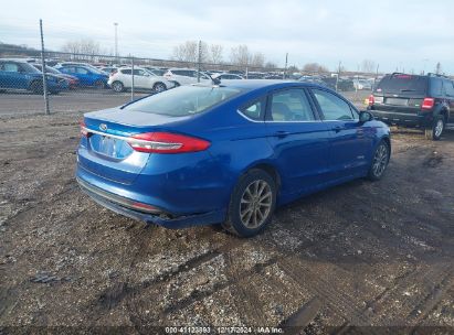 Lot #3056469461 2017 FORD FUSION HYBRID S