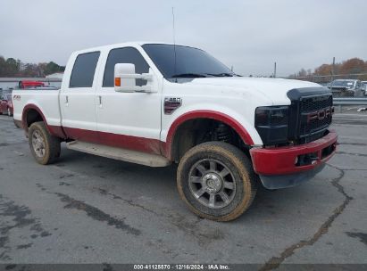 Lot #3042554527 2008 FORD F-250 FX4/HARLEY-DAVIDSON/KING RANCH/LARIAT/XL/XLT