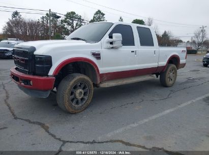 Lot #3042554527 2008 FORD F-250 FX4/HARLEY-DAVIDSON/KING RANCH/LARIAT/XL/XLT