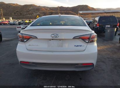 Lot #3035091747 2016 HYUNDAI SONATA HYBRID SE