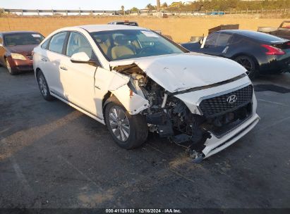 Lot #3035091747 2016 HYUNDAI SONATA HYBRID SE