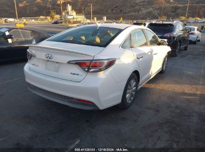 Lot #3035091747 2016 HYUNDAI SONATA HYBRID SE