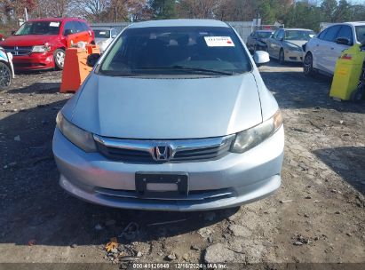 Lot #3034048570 2012 HONDA CIVIC SDN LX