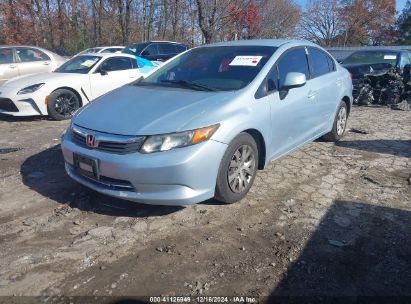 Lot #3034048570 2012 HONDA CIVIC SDN LX