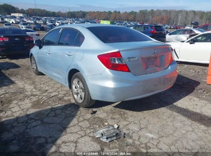 Lot #3034048570 2012 HONDA CIVIC SDN LX