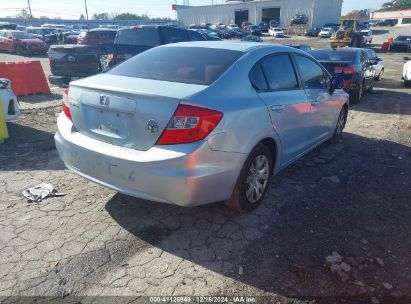 Lot #3034048570 2012 HONDA CIVIC SDN LX