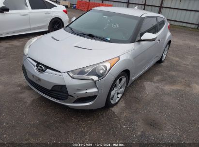 Lot #3035079496 2012 HYUNDAI VELOSTER BASE W/GRAY