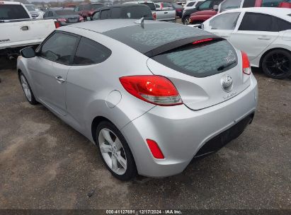 Lot #3035079496 2012 HYUNDAI VELOSTER BASE W/GRAY