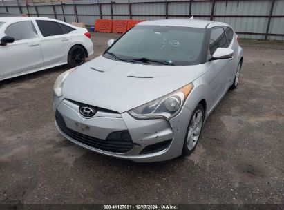 Lot #3035079496 2012 HYUNDAI VELOSTER BASE W/GRAY