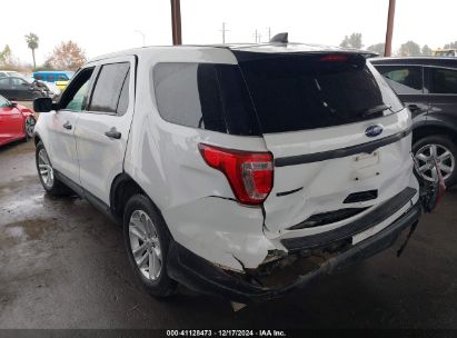 Lot #3053067840 2018 FORD POLICE INTERCEPTOR