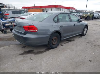 Lot #3034048490 2015 VOLKSWAGEN PASSAT 1.8T S